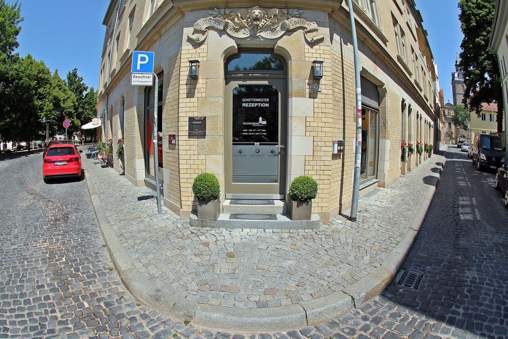 Schottennester Schlafen An Der Kraemerbruecke Erfurt Bagian luar foto